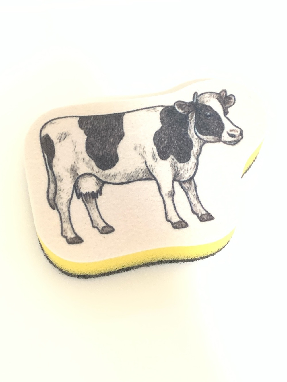 New Cow Print Kitchen Sponge